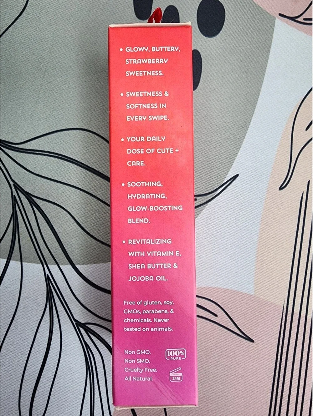 Woolzies Strawberry Lip Duo - Tinted Glowy Lip Balm and Lip Butter
